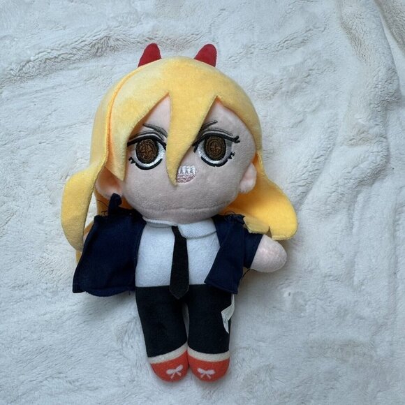 11” Chainsaw Man Power Plush Doll Stuffed Toy Cosplay Plushie - Picture 1 of 2
